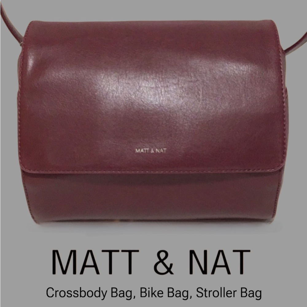 Matt & Nat Phi Bicycle/Crossbody Bag, Purple Fig